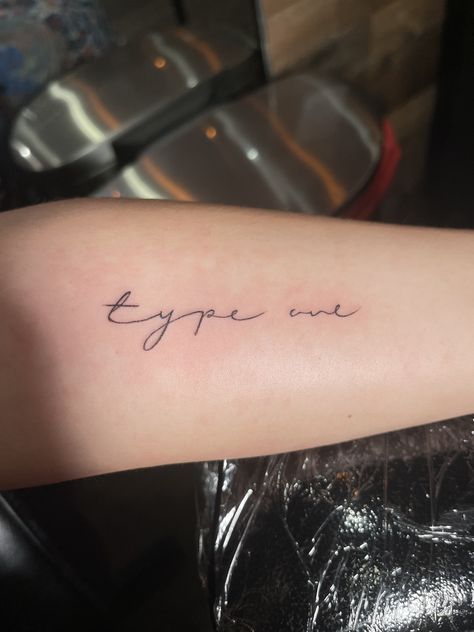 Tattoo Ideas For Diabetics, Type One Tattoo, Type 1 Tattoo Ideas, T1d Tattoo, Medical Alert Tattoo, Matching Bff Tattoos, Kids Tattoo, Tattoo Thoughts, Inkbox Tattoo