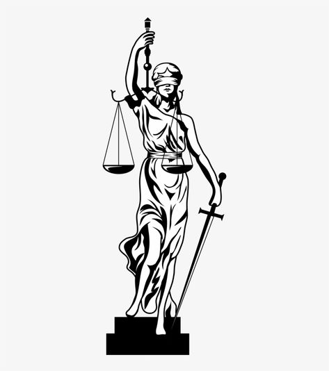 Goddess Of Justice Drawing, Lady Justice Tattoo Stencil, Lady Of Justice Drawing, Lady Justice Logo, Justice Tattoo Men, Lady Justice Illustration, Goddess Of Justice Tattoo, Lady Justice Drawing, Lady Justice Tattoo Design