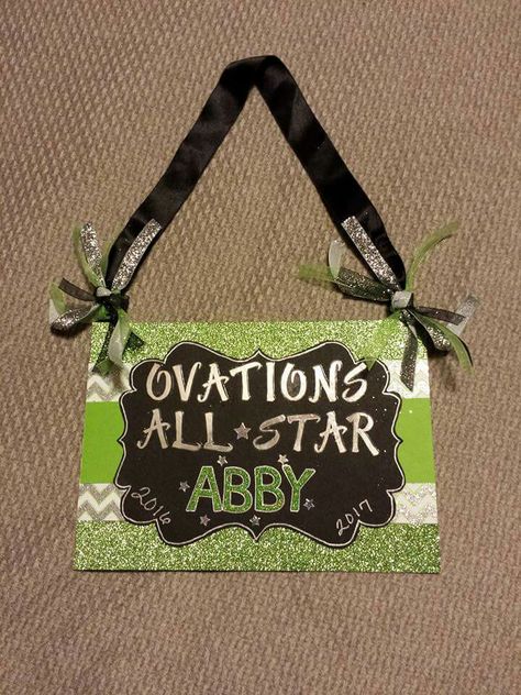 Door hanger for hotel at cheer competition Dance Door Signs Hotel, Dance Competition Hotel Door Signs, Dance Competition Door Decorations, Cheer Door Decorations Hotel, Dance Competition Gifts, Cheer Crafts, Competition Gifts, Competition Cheer, Kids Cheering