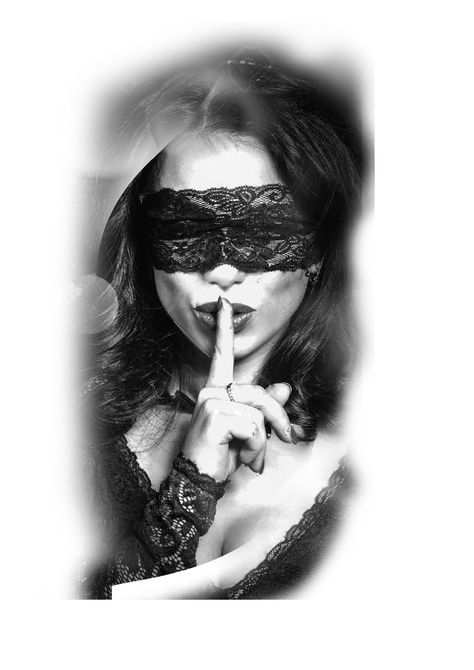 Silence Tattoo Design, Shhh Tattoo Design, Blindfold Photography, Blindfolded Woman Tattoo, Speak Tattoo, Silent Tattoo, Speak No Evil Tattoo, Silence Tattoo, Shhh Tattoo