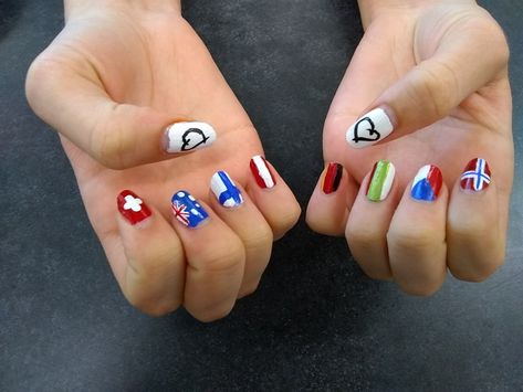 Eurovision Nails, Nail Board, Nails 2024, Birthday Party Decor, Party Decor, Fashion Inspo, Birthday Party, Nail Art, India