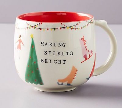 10 Things We Are Snagging from Anthropologie’s Holiday Home Sale #theeverygirl Creative Christmas Gift Ideas, Christmas Gift Ideas For Him, Anthropologie Christmas, Anthropologie Holiday, Gift Ideas For Everyone, Christmas Cups, Anthropologie Home, Making Spirits Bright, Christmas Cup