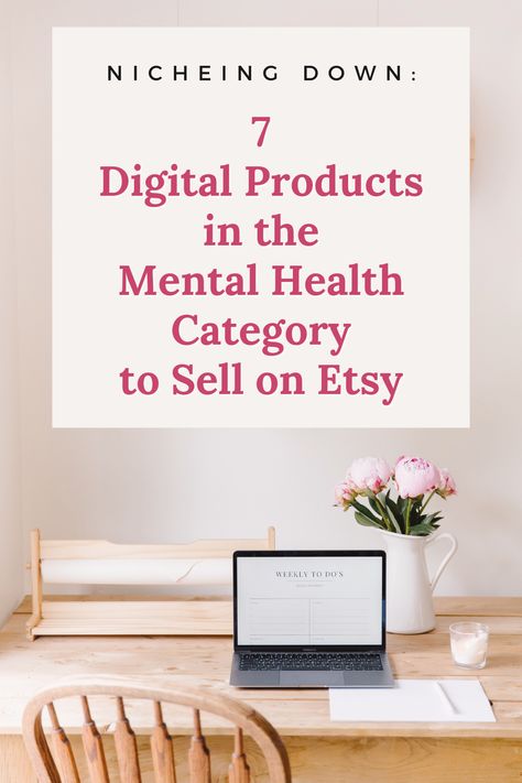 Looking for a way to make money while helping others? Consider selling mental health digital products on Etsy! This blog post lists 7 of the best products to sell, along with tips on how to create and market them. #etsy #mentalhealth Wellness Digital Products, Selling Digital Products On Etsy, Writing Content, Health Infographics, Income Sources, Digital Products To Sell, Saving Plan, Canva Tips, Mental Health Counselor