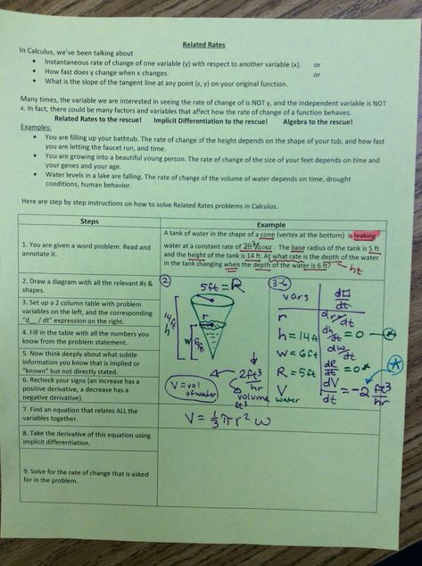 Math Teacher Mambo: Related Rates Related Rates Calculus, Statistics Math, Ap Calculus, College Algebra, Middle School Math Classroom, Math Interactive, Algebraic Expressions, Math Help, Math Methods