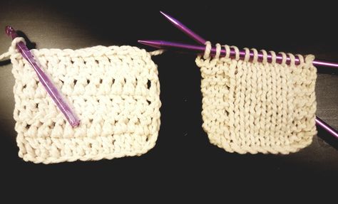 Knitting vs. Crocheting: Which is Better? Which is Harder? Knit Vs Crochet, Crochet Vs Knitting, Diy Knitting Projects, Arm Crocheting, Crochet Blanket Diy, Wool Necklace, Crochet Edgings, Knitting Needles Sizes, Rings Ideas