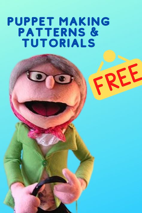 Hand Puppet Patterns Free Templates, Free Puppet Patterns, Puppet Patterns Free, Hand Puppets Pattern, Foam Puppet, Diy Puppets, Puppet Diy, People Puppets, Puppet Building