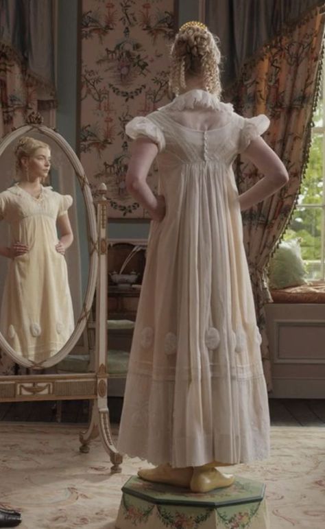 Period Drama Costumes, Emma Movie, Emma 2020, Anya Joy, Emma. 2020, Emma Woodhouse, Emma Jane Austen, Bridgerton Inspired, Jane Austen Novels