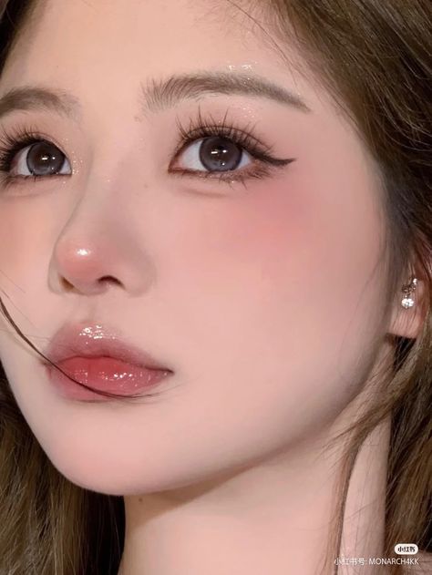 Makeup Ala Korea, Makeup Asia, Makeup Kawaii, Makeup Ulzzang, Asian Makeup Looks, Kawaii Makeup, Korean Eye Makeup, Ulzzang Makeup, Ethereal Makeup