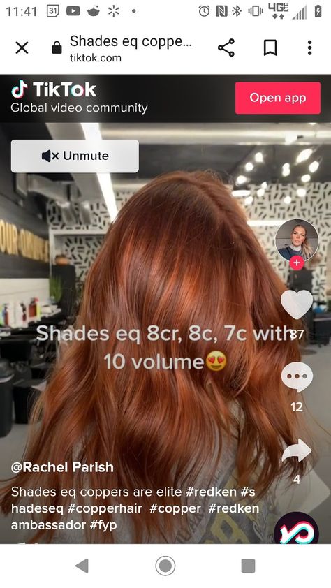 Redken Copper Red Formula, 4vro Redken Shades, Rich Copper Red Hair Formula, Copper Hair Color Redken, Orange Copper Hair Color Formula, Copper Auburn Hair Color Formula, Red Copper Formula, Copper Hair Shades Eq Formula, Copper Red Redken Formulas