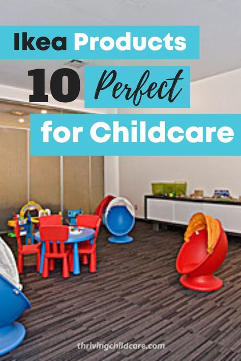 Providers are masters at repurposing and finding budget-friendly items for our childcare spaces. Check out these 10 Ikea items for childcare. Childcare Director, Daycare Setup, Childcare Environments, Daycare Business Plan, Childcare Rooms, Daycare Rooms, Daycare Organization, Home Childcare, Starting A Daycare