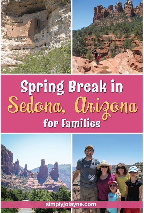 Things to do in Sedona Arizona for Families for Spring Break Sedona Arizona Hiking, Sedona Itinerary, Arizona With Kids, Hiking Desert, Sedona Arizona Travel, Phoenix Vacation, Things To Do In Sedona, Sedona Vacation, Family Spring Break