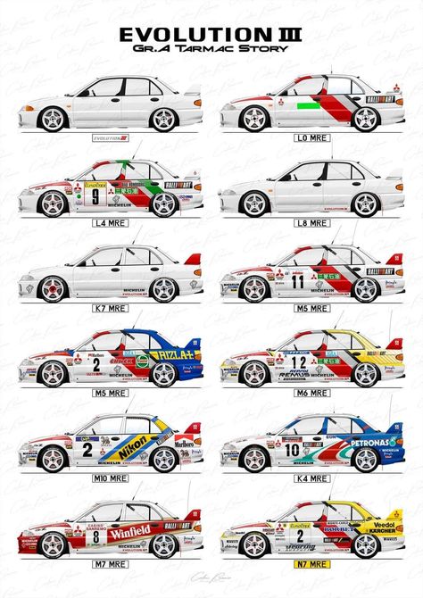 Mitsubishi Ralliart, Lancer Gsr, Rally Car Racing, Car Stripes, Mitsubishi Cars, Cool Car Drawings, Lancer Evo, Classic Racing Cars, Mitsubishi Evo