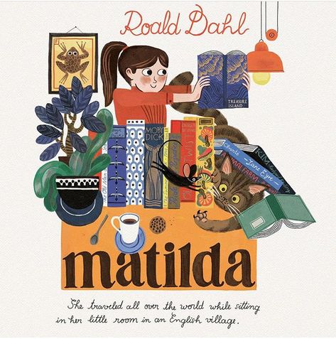 Julia Sarda, rejected sketch for Matilda Julia Sarda Illustration, Matilda Illustration, Matilda Art, Julia Sarda, Honey Illustration, Matilda Roald Dahl, Child Illustration, Illustration Styles, Book Cover Illustration