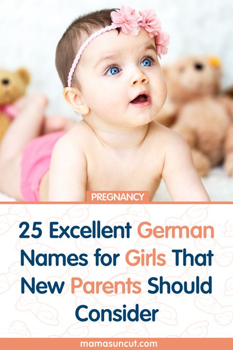 German Names Girl, German Baby Girl Names, German Baby Names, German Names, English Baby Names, Spanish Names, Elegant Names, Names For Girls