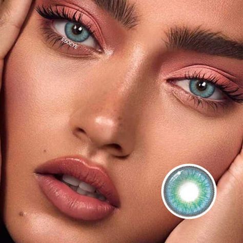 Jeffree Star Eyeshadow, Green Contacts Lenses, Eye Color Chart, Cosmetic Contact Lenses, Colourpop Eyeshadow, Brow Color, Blue Contacts, Mini Makeup, Nordic Lights