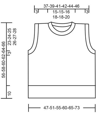 Sage Strings / DROPS 227-47 - Free knitting patterns by DROPS Design Slip Over, Knit Vest Pattern Women, Knit Vest Pattern Free, Vest Pattern Free, Ladies Knitting Patterns, Schematic Drawing, Knit Vest Pattern, Knitted Vest, Green Top