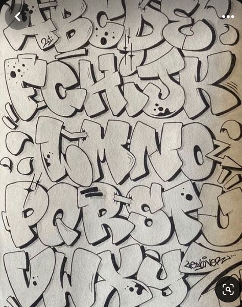 Graffiti Alphabet Styles, Alphabet Graffiti, Alfabet Font, Graffiti Lettering Alphabet, Typographie Inspiration, Graffiti Art Letters, Graffiti Wildstyle, Lettering Styles Alphabet, Kartu Remi