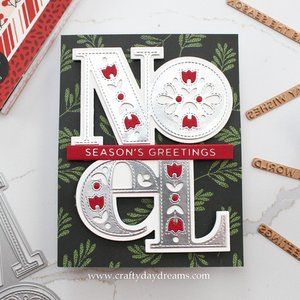 Concord & 9th—Mass Production with the Nordic Noel die set! — crafty daydreams Christmas Crafty, Concord And 9th, Christmas Cards To Make, Mass Production, Glitter Paper, Joy To The World, Little Flowers, Christmas Advent, Paper Pads