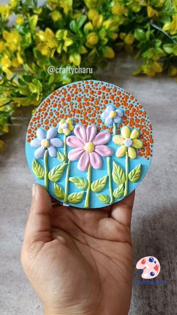 Mosaic Art Diy, I Name, Epoxy Clay, Clay Crafts For Kids, Clay Wall Art, Clay Diy Projects, Clay Crafts Air Dry, Art And Craft Videos, Clay Craft