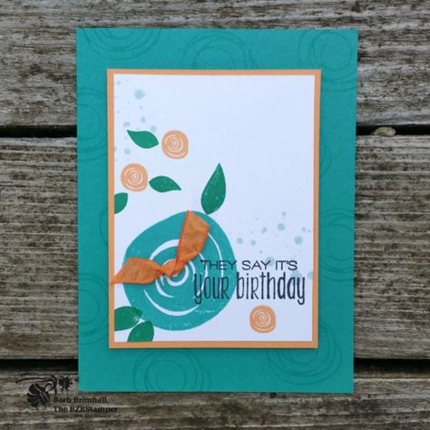 Swirly Bird Stamp Set Diy Greeting Card, Bird Stamp, Stampin Up Catalog, Cards Flowers, Designer Paper, Sympathy Card, Handmade Greeting Cards, It's Your Birthday, Floral Cards