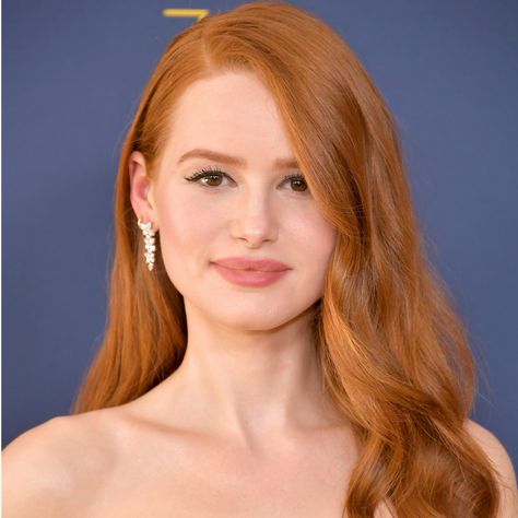 While red hair is always stunning Bodt says many clients shy away from the hue because they think it comes off  too... Madelaine Petsch Hair Color, Celebrity Red Hair, Red Headed Actresses, Hair Stars, Red Hair Celebrities, Pretty Red Hair, Red Hair Inspiration, Iconic People, Red Ombre Hair