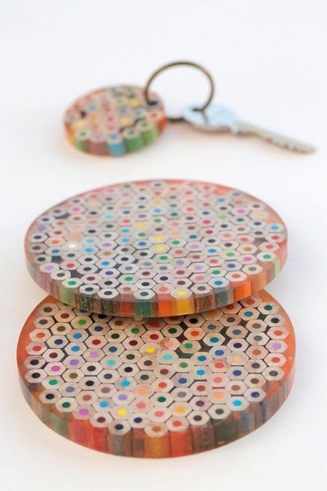 Epoxy Coasters, Pencil Crafts, Epoxy Projects, Pencil Gift, Resin Jewelry Diy, Pen Turning, Epoxy Resin Crafts, Resin Craft, Diy Resin Art