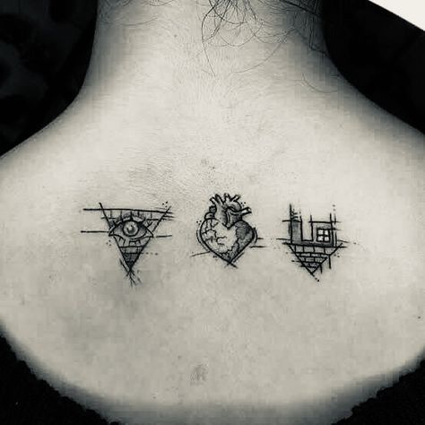 Neighbourhood Tattoo, Bmth Tattoo, The Nbhd, Hipster Tattoo, M Tattoos, Cute Tiny Tattoos, Fairy Tattoo, Poke Tattoo, Cute Tattoos For Women