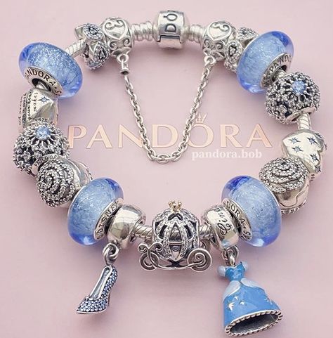 Pandora Bracelet Charms Ideas Disney, Pandora Bracelet Light Blue, Pandora Azul, Pandora Bracelet Blue Theme, Disney Themed Pandora Bracelet, Disney Pandora Bracelet, Игрушки Funko Pop, Pandora Bracelet Charms Ideas, Pandora Bracelet Designs