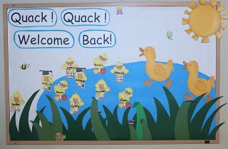 1 - 2 - 3 Learn Curriculum: September Bulletin Board Idea September Bulletin Board, Preschool Bulletin Board, Toddler Bulletin Boards, September Bulletin Boards, Door Bulletin Boards, Kindergarten Bulletin Boards, Preschool Boards, Summer Bulletin Boards, Classroom Planning