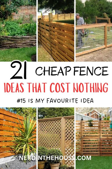 Install a vertical garden on a fence or wall. Use it to grow herbs, flowers, or succulents, which saves space and adds greenery to your backyard. Cheap Fencing Ideas Budget, Homemade Fence Ideas, Affordable Fencing Ideas, Fun Fence Ideas, No Fence Backyard Ideas, Perimeter Fence Ideas, Mixing Fence Styles, How To Build A Garden Fence, Low Cost Fence Ideas