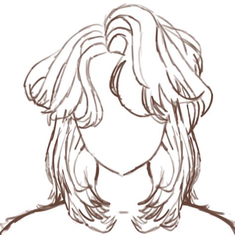 Hair With Bangs Drawing Reference, Curtain Bangs Drawing, Bangs Drawing, Long Hair Drawing, Mortal Engines, Anime References, Shaggy Haircuts, Fringe Bangs, Wolf Drawing