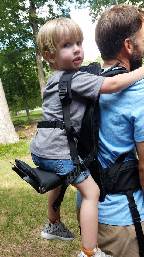 Lighten Your Load - Freeloader Toddler Carrier - My Four and MoreMy Four and More Motorcycle Carrier, Toddler Carrier, Biking Diy, Cargo Bike, Household Tips, Carrier Bag, Baby Carrier, Eclectic Decor, Physical Therapy