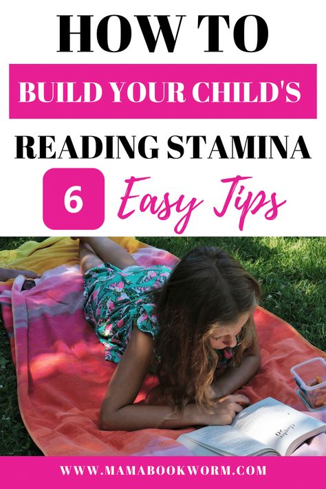 How to Build Your Child's Reading Stamina in 6 Easy Steps Reading Stamina, Reading Habits, Independent Reading, Summer Learning, Kids Behavior, Elementary Education, Reading Time, Kids Reading, Homeschool Resources