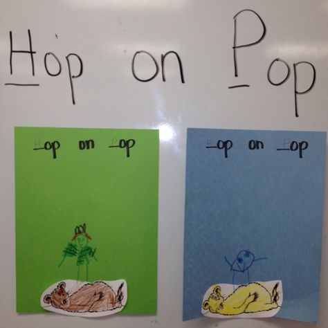 Storybook Extension Activity - Use this activity to practice beginning sounds with the kids. Use a whiteboard with the missing letters for a large group situation. Hop On Pop Craft, Hop On Pop Activities, Dr Seuss Preschool Activities, Kindergarten March, Dr Seuss Preschool, Hop On Pop, Dr Seuss Activities, Dr Seuss Crafts, Missing Letters