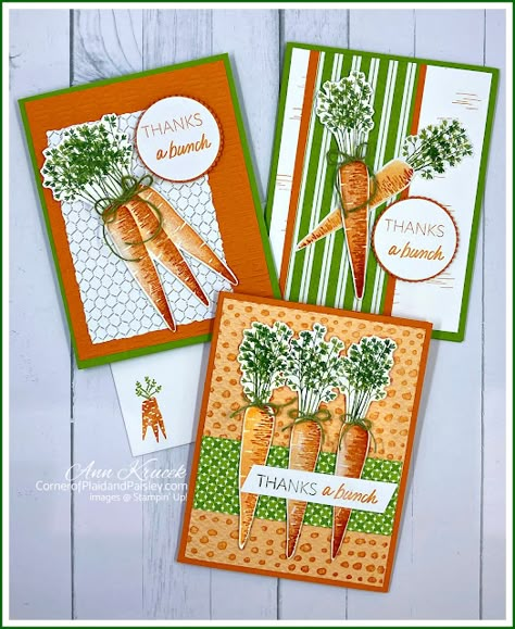 Stampin Up Easter, Easter Cards Handmade, Thanks A Bunch, Spring Cards, Stamping Up Cards, Creative Cards, Easter Cards, Stamping Up, Look At You