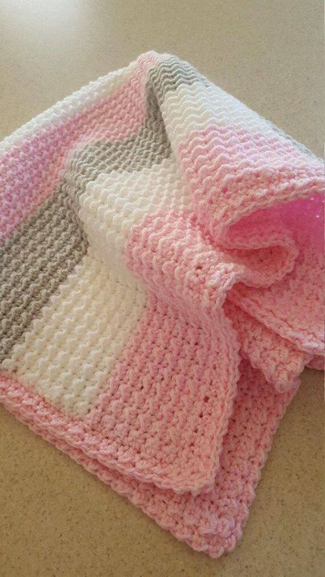 Baby Afghan Crochet Patterns, Crochet Baby Blanket Free Pattern, Easy Crochet Baby Blanket, Crocheted Blanket, Crochet Stitches For Blankets, Crochet For Beginners Blanket, Easy Crochet Blanket, Crochet Blanket Designs