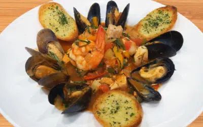 Easy Seafood Recipes To Love! | Chef Jean Pierre Cioppino Recipe San Francisco, Chef Jean Pierre, Bouillabaisse Recipe, Cioppino Recipe, Strip Steak Recipe, Classic French Dishes, San Francisco Style, Seafood Stew, Easy Seafood