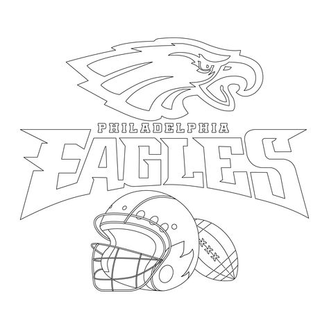 Eagles Football Coloring Pages, Eagles Football Crafts For Kids, Philadelphia Eagles Printables Free, Philadelphia Eagles Coloring Pages, Philadelphia Eagles Crafts For Kids, Philadelphia Eagles Drawing, Philadelphia Tattoo Ideas, Eagles Coloring Pages, Philadelphia Eagles Flag