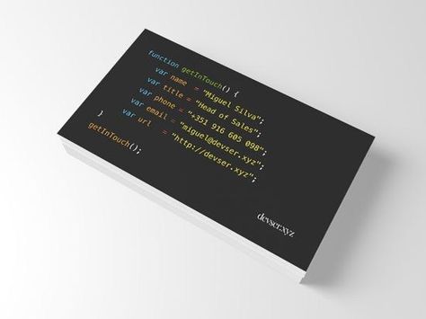 Web Developer Business Card, Namecard Designs, Developer Business Card, Web Development Infographic, Web Developer Portfolio Website, Web Developer Portfolio, Web Development Logo, Photoshop Shortcut, Javascript Code