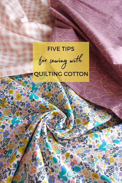 Five tips for sewing clothing with quilting cotton Tips For Sewing, Easy Diy Clothes, Sewing Clothing, Crochet Ladies Tops, Tilly And The Buttons, Make Clothes, Sew Ins, Sewing Fabrics, Dress Sketches