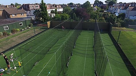 Cricket Nets and NTP by Stuart Canvas Cricket Training, Cricket Stadium Background, Indian Cricket Stadium, Ian Botham Cricket, Cricket Academy, Training Grounds, Cricket Nets, Cricket Stadium, College Project