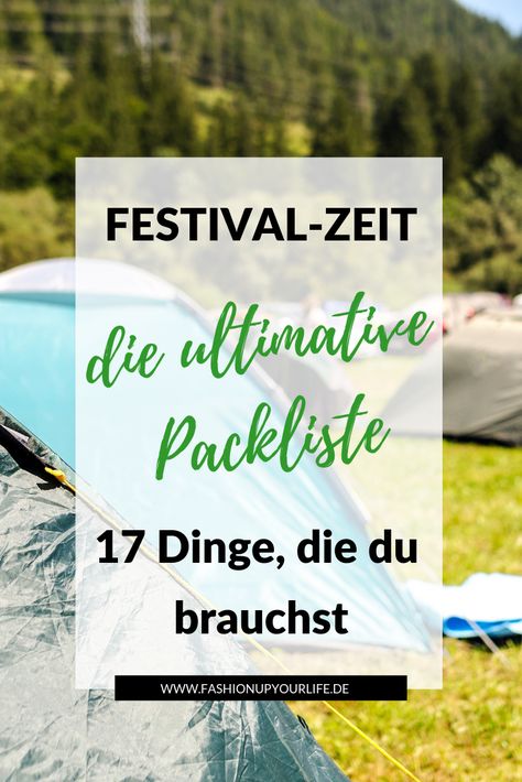 Auf in die Festivalsaison! Mit dieser ultimativen Packliste hast du für dein Outdoor Festival alles dabei. Praktische Campingutensilien, die perfekte Kleidung und das passende Schuhwerk machen deinen Festivalsommer unvergesslich. Ob Rock am Ring, Hurricane, Melt! oder Parookaville - Halte dich ganz einfach an diese übersichtliche Packliste und starte unbeschwert in in das Festivalabenteuer. Rock Am Ring, Outdoor Festival, Festival Mode, Festival Trends, Festival Camping, Rock Festivals, Outfit Trends, Donna Karan, Festival Outfit