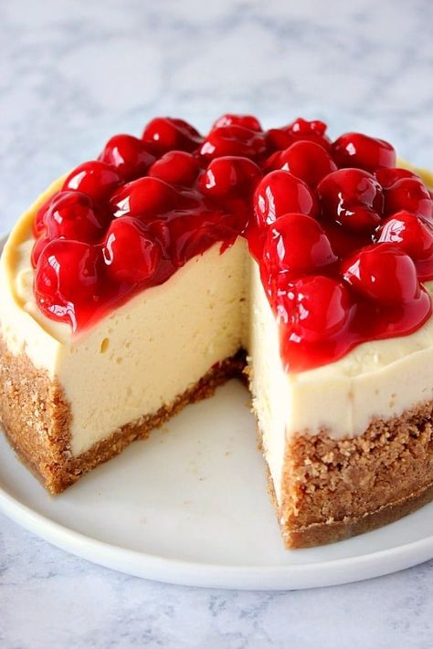 Instant Pot Cheesecake Recipe Thanksgiving Pies, Cherry Cheesecake, Best Instant Pot Recipe, New York Cheesecake, Instant Pot Dinner Recipes, Easy Instant Pot Recipes, Instapot Recipes, Instant Pot Pressure Cooker, Savoury Cake