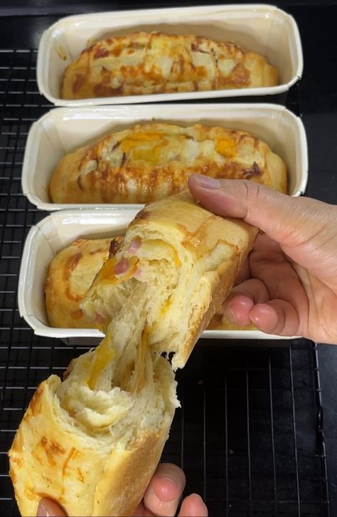 Ham And Cheese Rolls, Cheese Sourdough, Sourdough Brioche, Cheese Rolls, Dough Recipes, Cheese Rolling, Sour Dough, Bread Baker, 3 Eggs