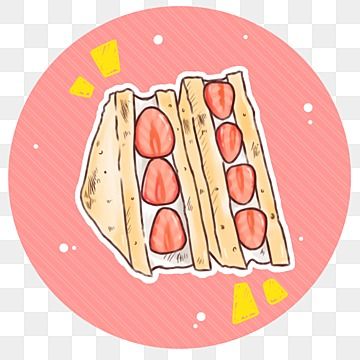 Strawberry Cream Sandwich, Sandwich Japanese, Sandwich Strawberry, Strawberry Sando, Strawberry Sandwich, Sandwich Cream, Strawberry Background, Strawberry Clipart, Strawberry Png