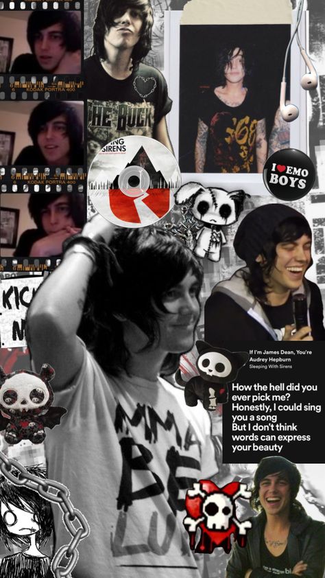 #myfirstshuffle #peepee #kellinquinn #emo #sleepingwithsirens #screamo #yass Kellin Quinn Wallpaper, Kellin Quinn, Sleeping With Sirens, Kodak Portra, James Dean, Pierce The Veil, Emo Boys, Sirens, Pretty Men