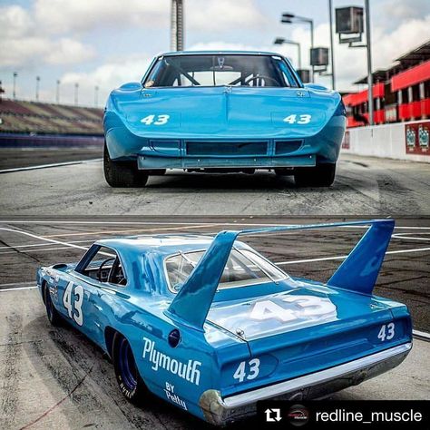 Cars Funny, Plymouth Muscle Cars, 70s Muscle Cars, Plymouth Superbird, Car Jdm, Race Car Driving, Dodge Charger Daytona, Richard Petty, Nascar Cars