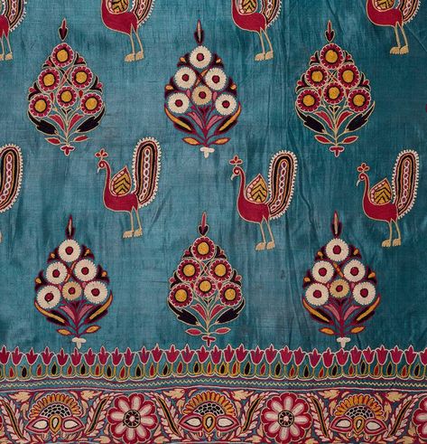 Asian Textiles, Indian Patterns, Indian Prints, Indian Textiles, Indian Aesthetic, Victoria And Albert Museum, Textile Patterns, Embroidered Silk, Textile Prints