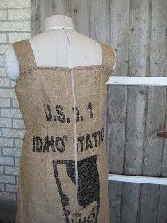 Potato Boutique: Yet Another Potato Sack Dress Potato Sack Dress, Flour Sack Dress, 2nd Choice, Potato Sack, Hemp Bag, Sack Dress, New Potato, Flour Sack Towels, Flour Sack