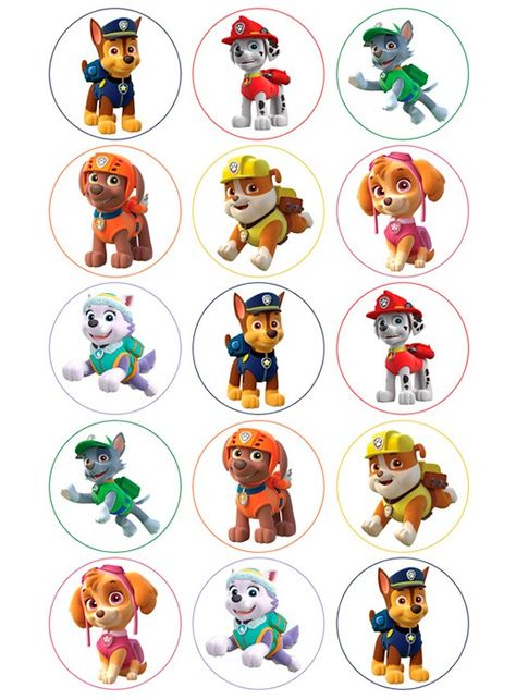 Papel de azúcar nº 437 Patrulla Canina - Postreadicción Paw Patrol Stickers, Imprimibles Paw Patrol, Paw Patrol Party Decorations, Paw Patrol Cupcakes, Paw Patrol Birthday Theme, Paw Patrol Decorations, Paw Party, Paw Patrol Birthday Cake, Cupcake Images